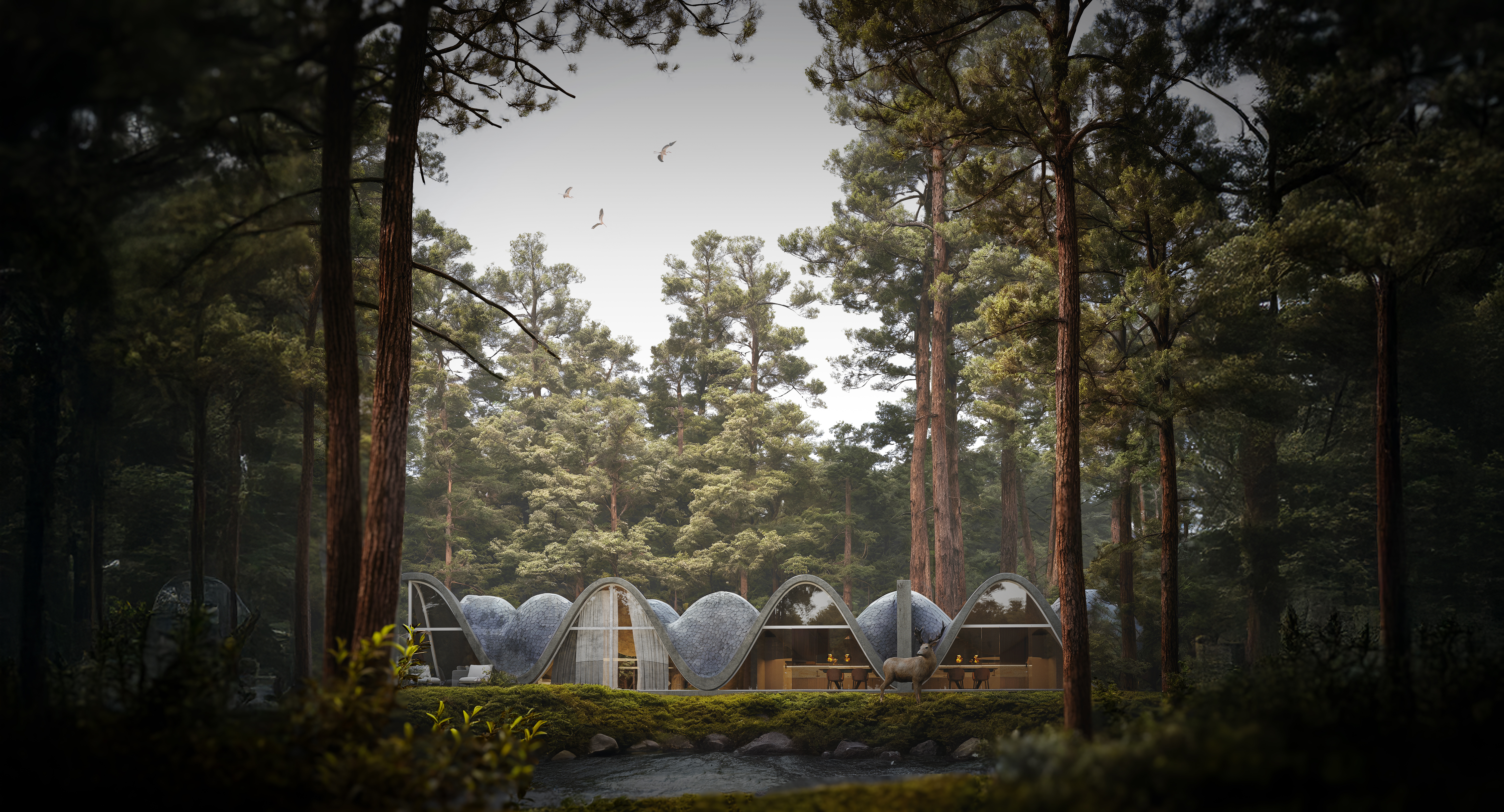 Hokkaido, Japan — Organic House render